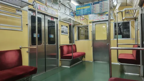 レトロ車両の静かな旅路