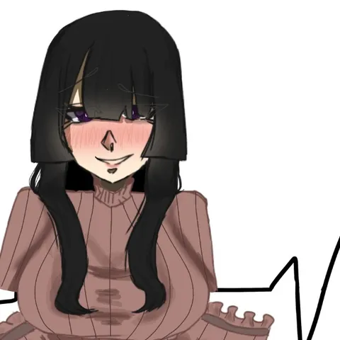 照れ隠し？ ちょっぴり悩ましげな表情