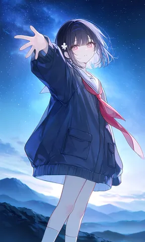星空に届く手の温度