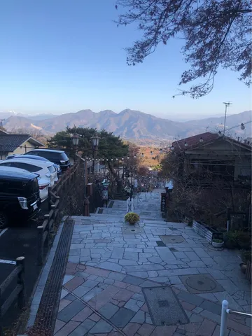 階段がつなぐ山景色