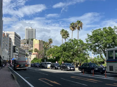 都市の空と街を彩る緑