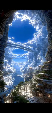 雲間を繋ぐ幻想都市
