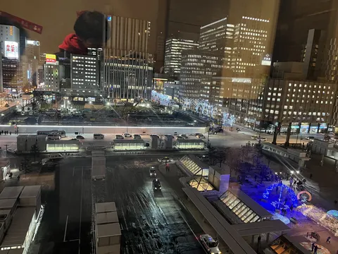 冬の都会に煌めく夜景