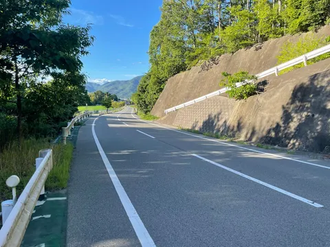 山道、どこまで続くのかな？