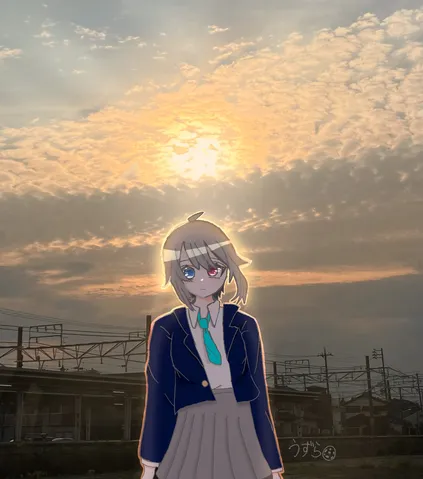 茜色の空と瞳の物語
