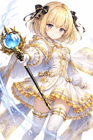 黄金の光を纏う祈り
