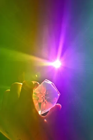 光のプリズム、指先の万華鏡