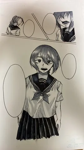 制服の影に揺れる会話