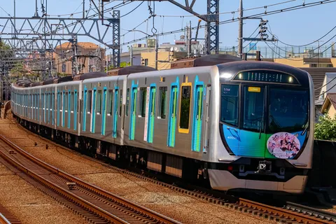 輝く車体、鮮やかな彩り