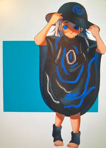 タテジマキンチャクダイ幼魚の擬人化