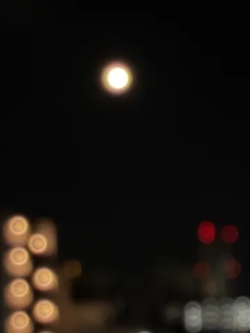 夜空に浮かぶ光の粒