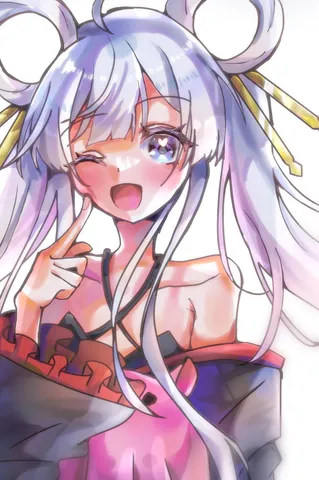 キラキラのウィンクと微笑み
