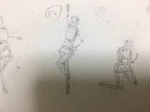 クロッキーの躍動感