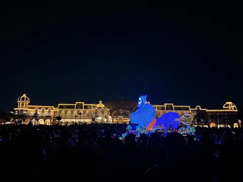 夜空に光る魔法の絨毯
