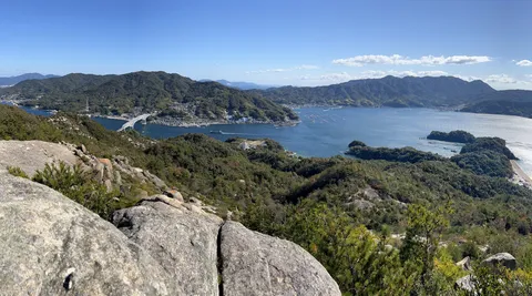 山頂からの風光明媚な眺め