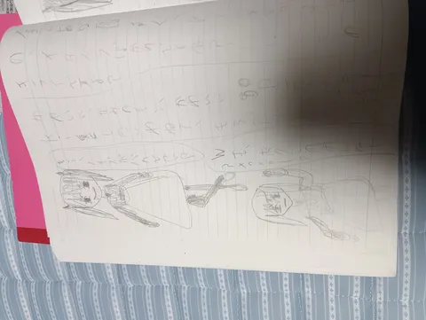 秘密の落書きタイム