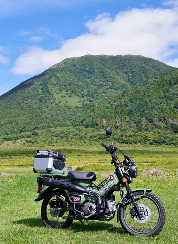 山麓の緑と相棒