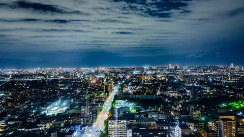 光の海に沈む街