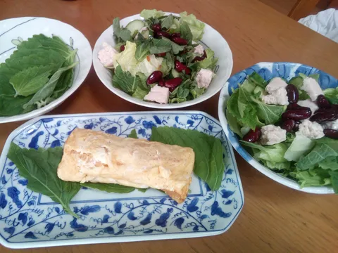 食卓に並んだ彩り豊かな食