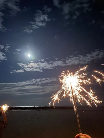 夜空を彩る光の軌跡