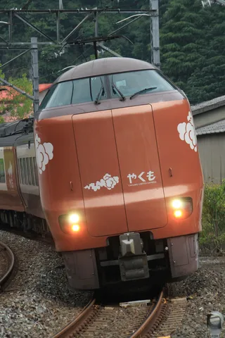 疾走する「やくも」の勇姿