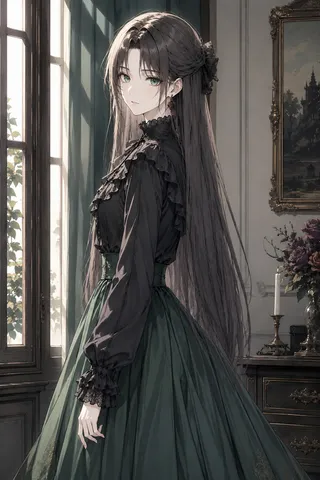 時をかける黒いドレス