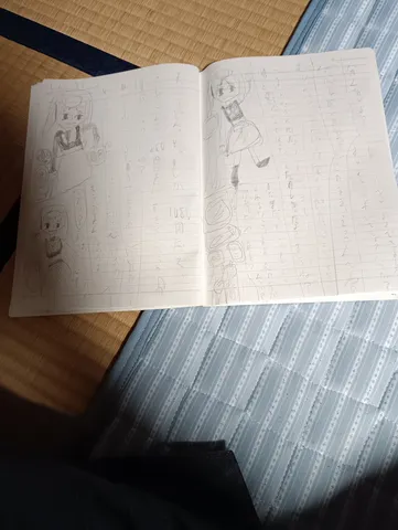落書きノートのひととき