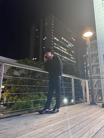 夜の風景にひとやすみ