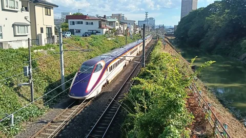 疾走する青い流線形