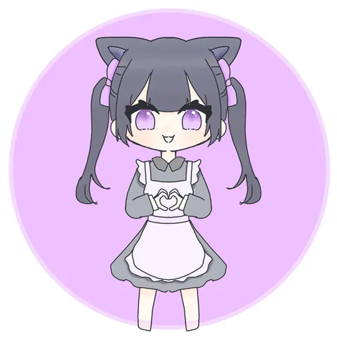猫耳メイドさんのキュン♡ポーズ