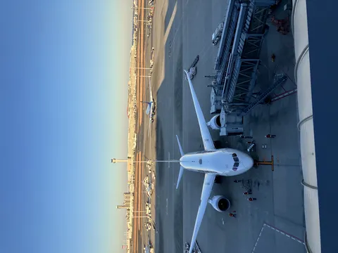 空港から見下ろす旅立ちの準備