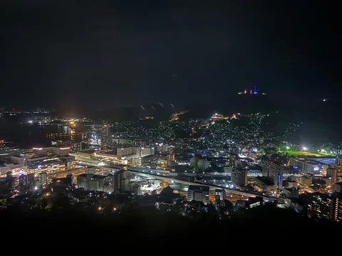 夜景に浮かぶ光の絨毯