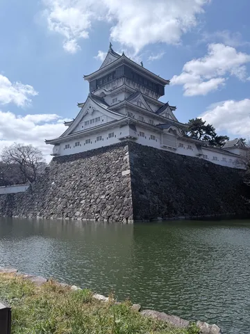 青空に映える白い城