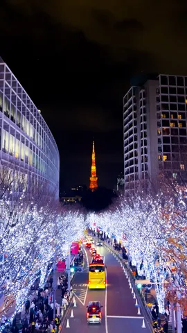 光の街に浮かぶ塔
