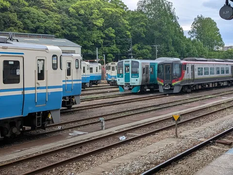電車たちの密談タイム？