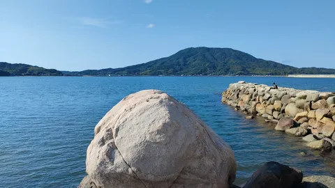 主役級の岩と特等席
