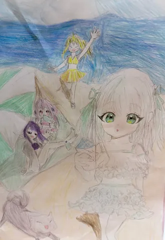 真夏のビーチでエンジョイ！