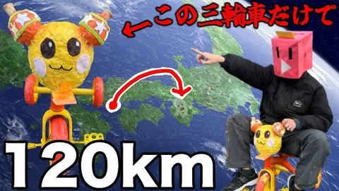 地球を駆ける三輪の旅人