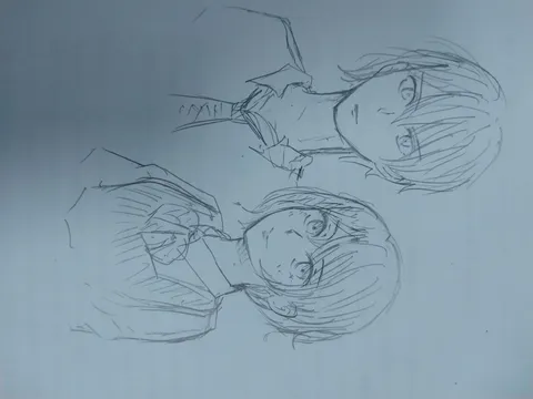 テスト前の現実逃避アート