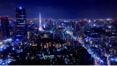東京夜景、光が渋滞中！？