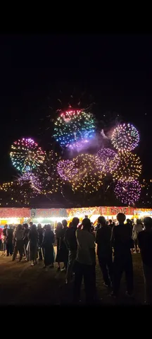 夜空に咲く花火の余韻