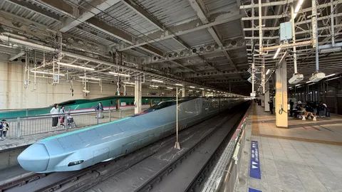 新幹線が交差する日常