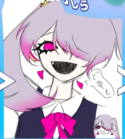 ひょうきんな笑顔の瞬間