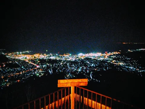 地上を彩る光の絨毯