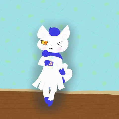 ミルクと一緒、まったりタイム
