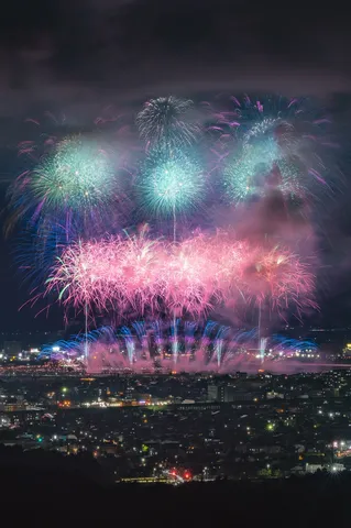 夜空に咲き誇る光の宴