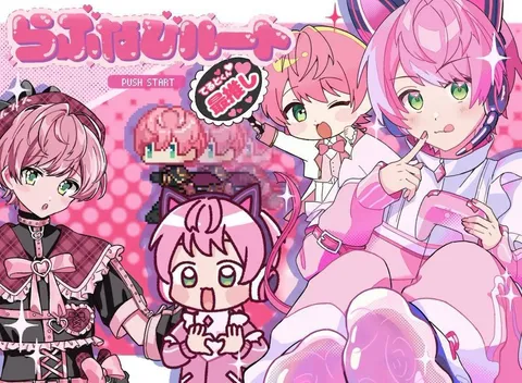 ピンクと夢色のゲーム世界