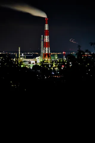 夜景と蒸気の物語