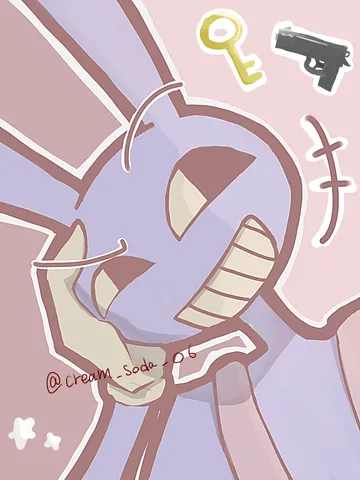 ウサギ？の不穏な手招き