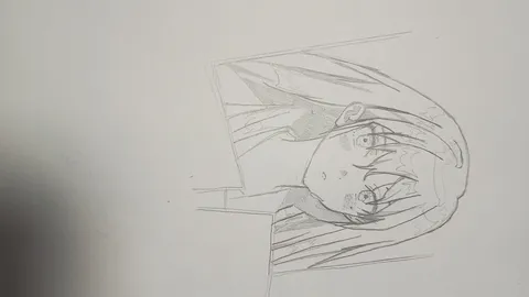 風景を切り取る少女の横顔